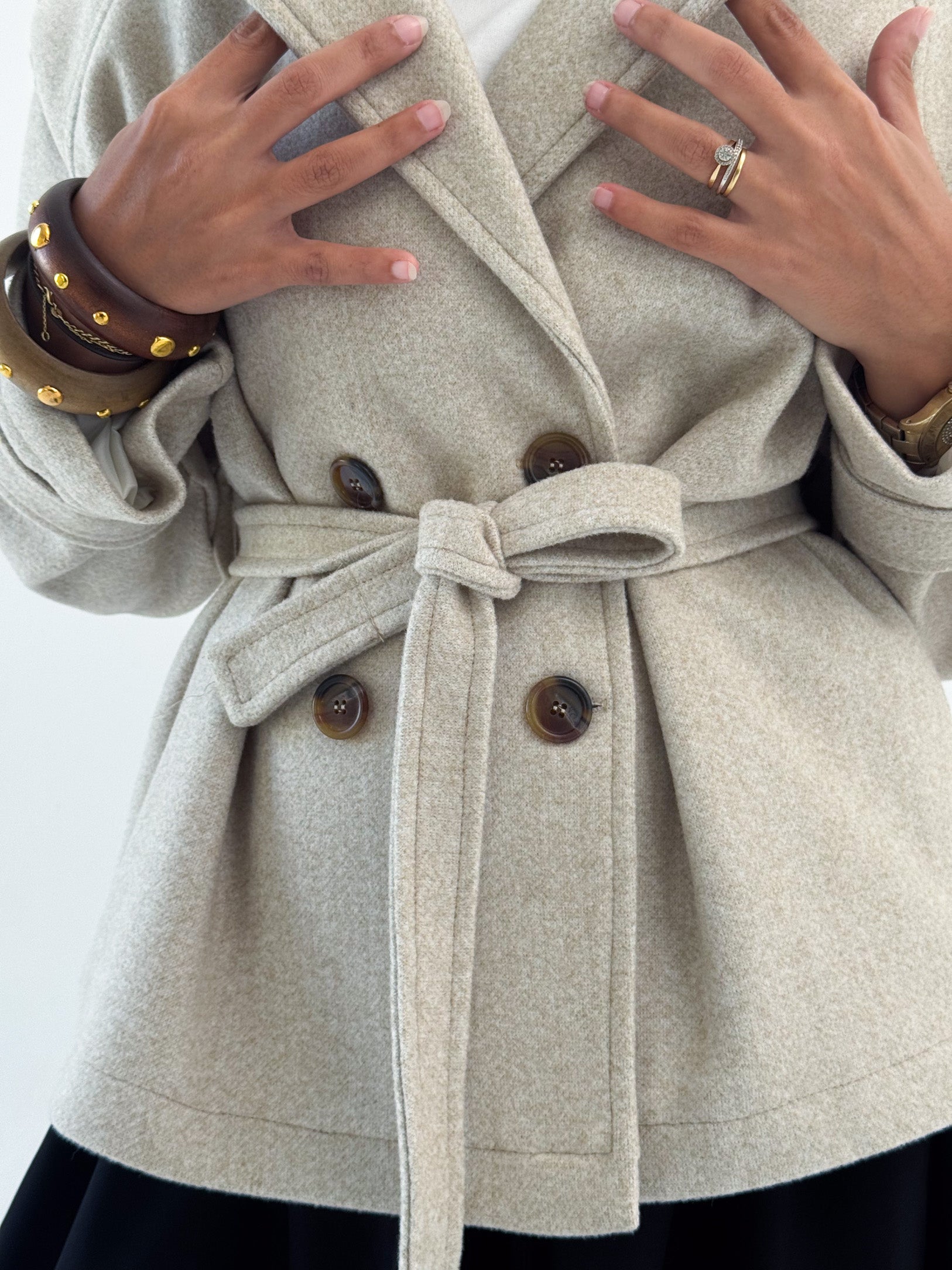 Sand Beige Essential Jacket