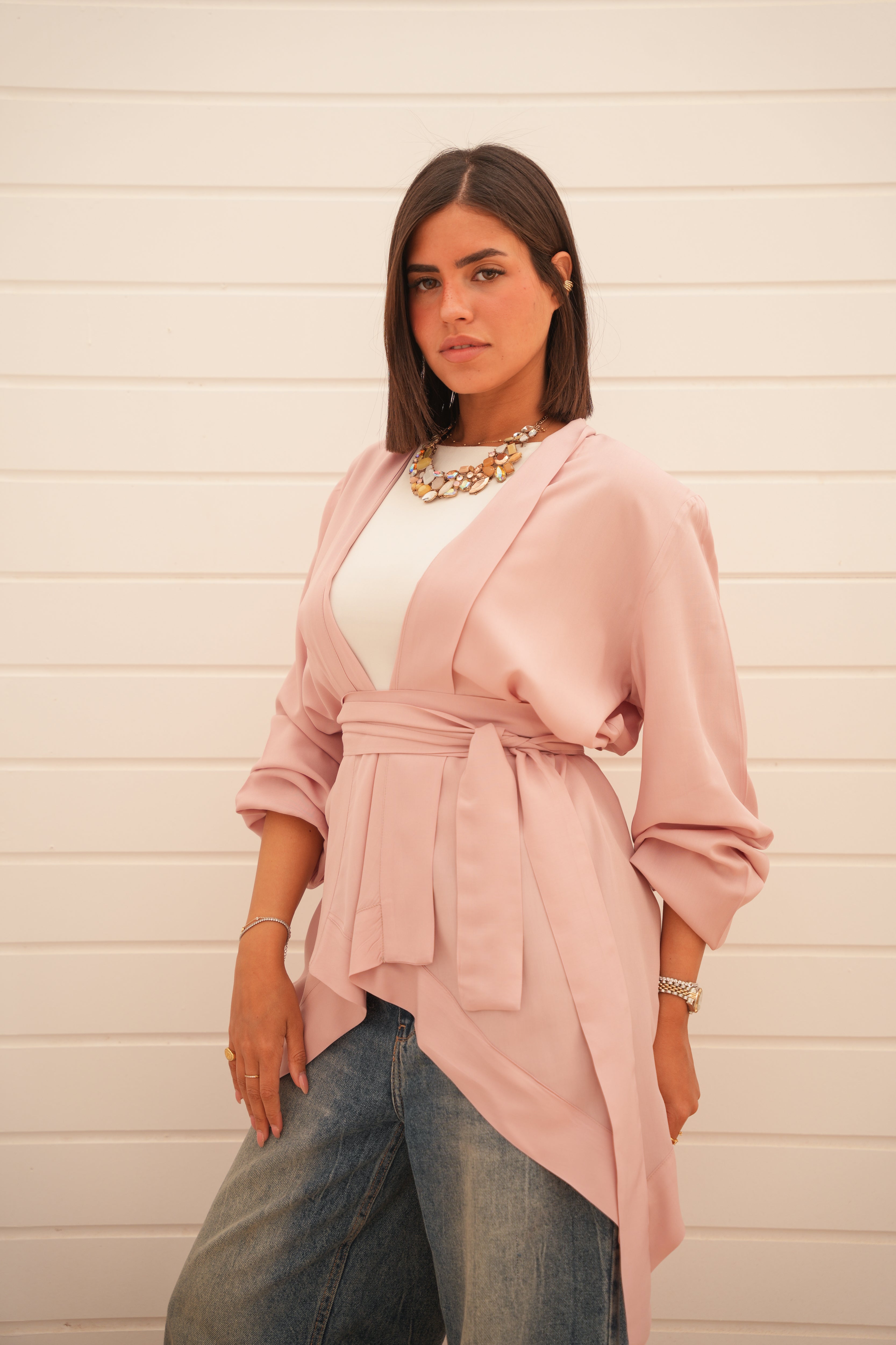 Sandy Shore Wrap - Soft Rose